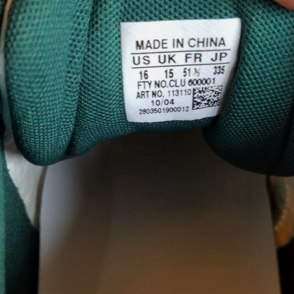 VTG Adidas EX-4.0 White Green Ivory Baseball Shoes - Picture 9 of 9